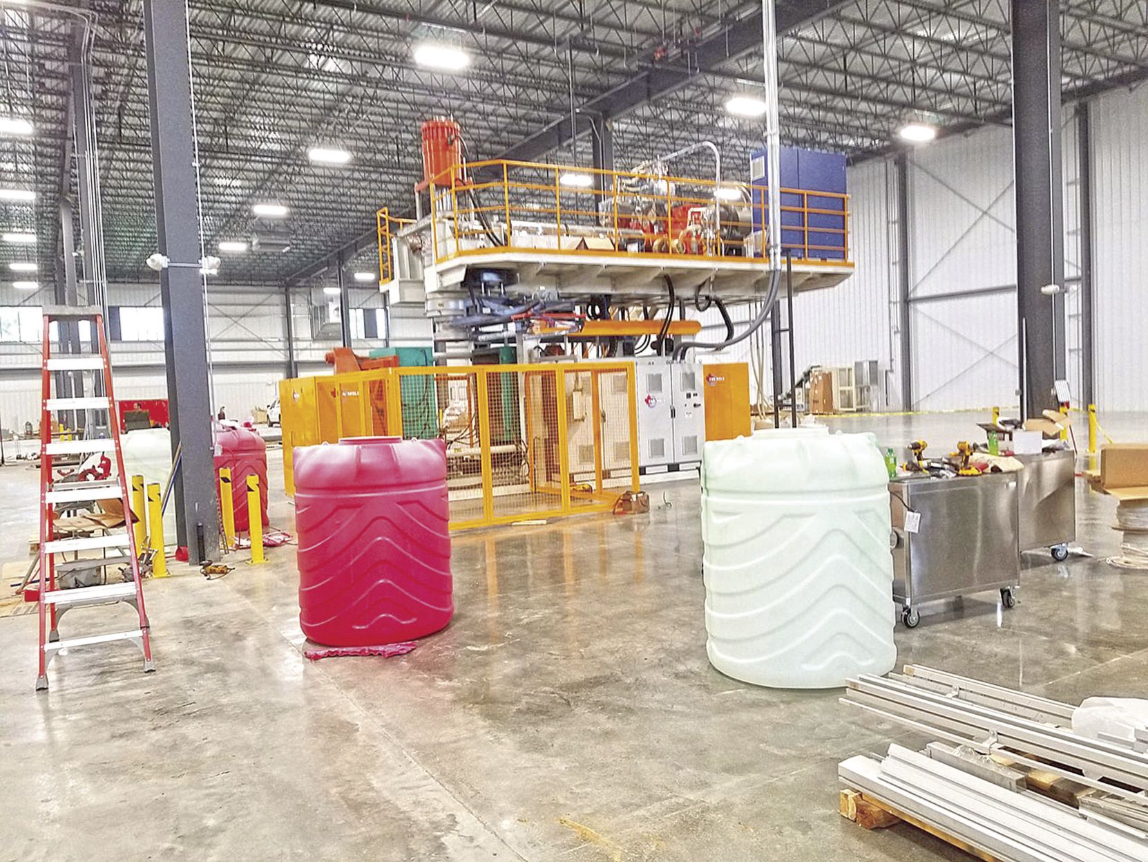 First pieces installed for TPG